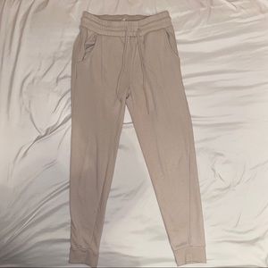 Beige colored Sweatpants Joggers Forever 21